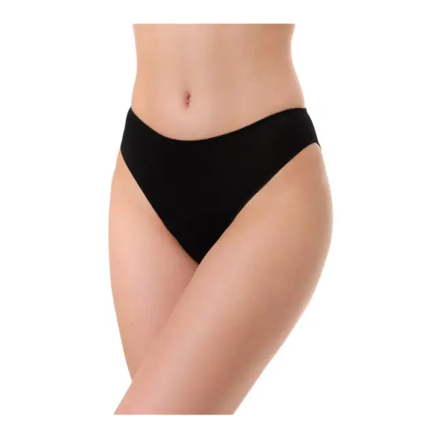Fimelle TENCEL™ Modal Γυναικείο Brazil Invisible Σλιπ 2 τεμάχια Minerva - Μαύρο 2
