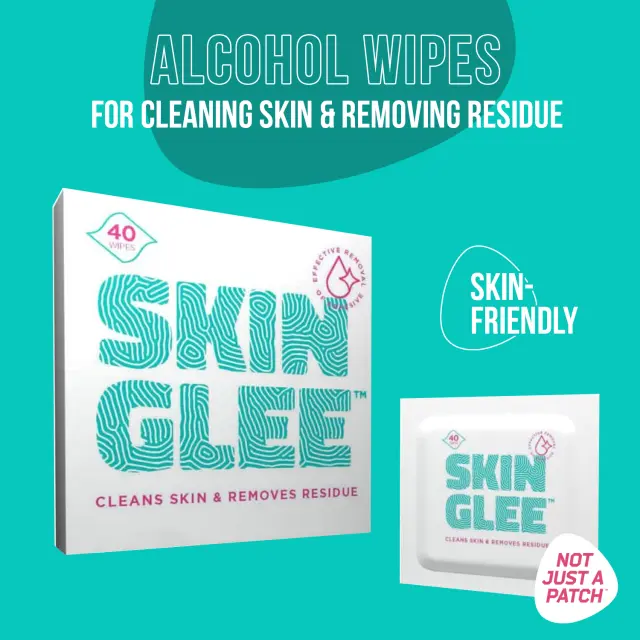 Not Just a Patch Skin Glee Μαντηλάκια Καθαρισμού Δέρματος για CGM 40τμχ 2