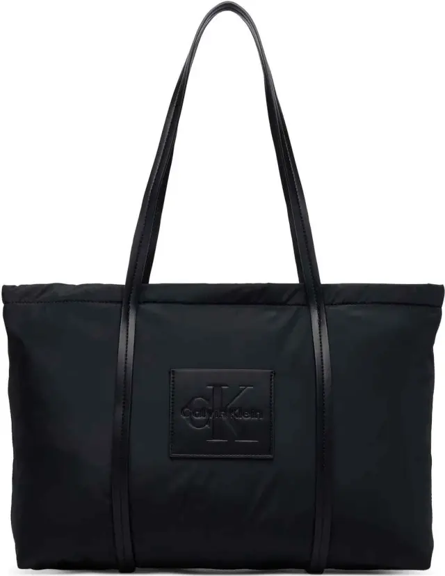 Calvin Klein Γυναικεία Μεσαία Τσάντα Medium Nylon Tote Μαύρο