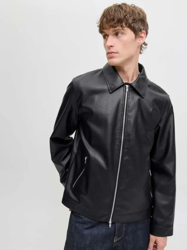 JJECASABLANCA PU JACKET NOOS Black 2