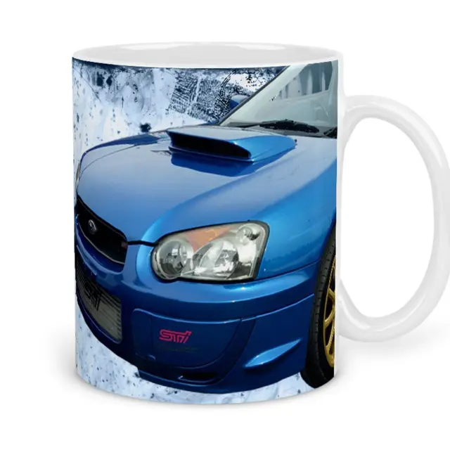 κούπα αυτοκίνητο car subaru impreza -02 κεραμική 330ml με συσκευασία δώρου " με δυνατότητα προσθήκης ονόματος η ευχές 2
