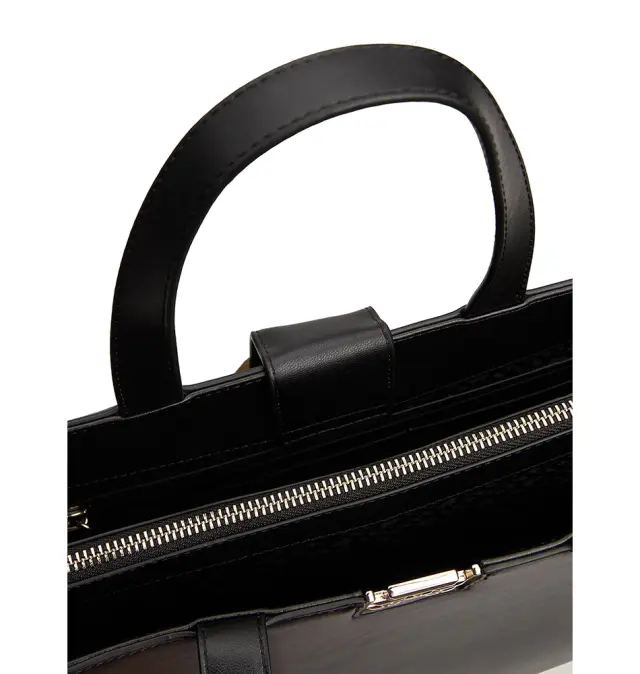 Τσάντα TOMMY HILFIGER TH Reset Satchel 16296 Μαύρο 3