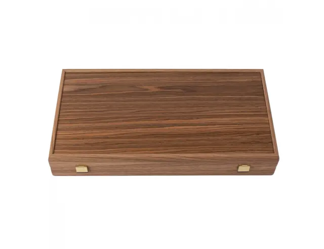 Σετ Χειροποίητο Τάβλι Premium American Walnut with Black Oak Manopoulos από Ξύλο με διαστάσεις 20x12cmTKK4 2