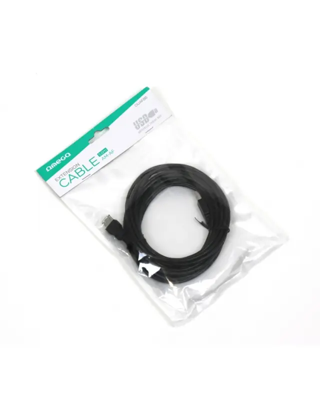 OMEGA ΚΑΛΩΔΙΟ ΕΠΕΚΤΑΣΗΣ USB 2.0 AM - AF 3M bulk 56839