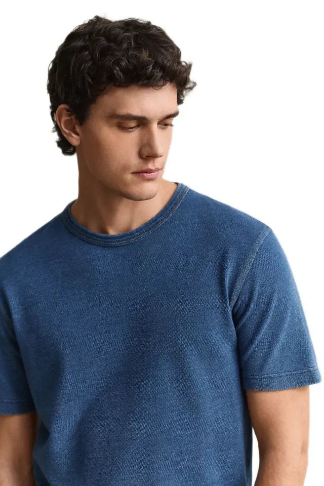 Gant ανδρικό indigo t-shirt 3G2003446-1 2