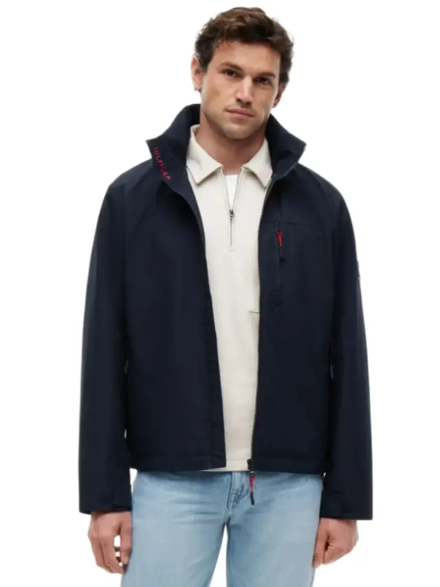 TommyHilfiger ανδρικό μονόχρωμο τζάκετ MW0MW44299-1