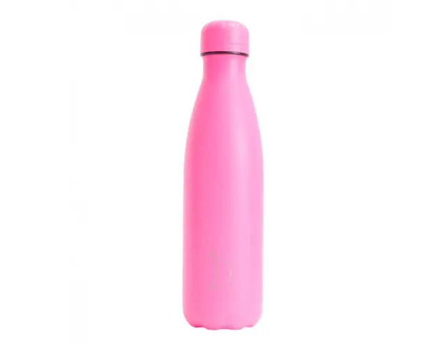 Μπουκάλι Θερμός Original Chilly's με χωρητικότητα 500ml και διατήρηση θερμοκρασίας 12h ζεστό / 24h κρύο - Fluro Pink22861