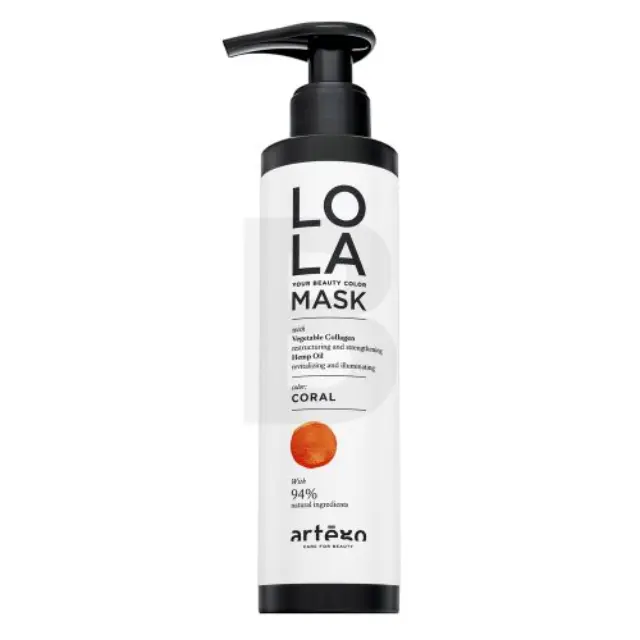 Artègo Lola Your Beauty Colour Mask Intense Bonding Color Mask for hair Coral 200 ml