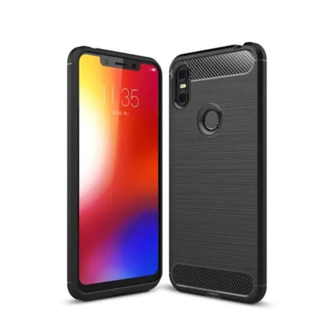 OEM Θήκη Carbon για Motorola One/P30 Play -Μαύρη