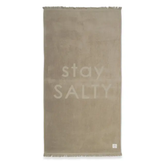 Nef-Nef Homeware Πετσέτα Θαλάσσης Stay Salty 90x170 Sage