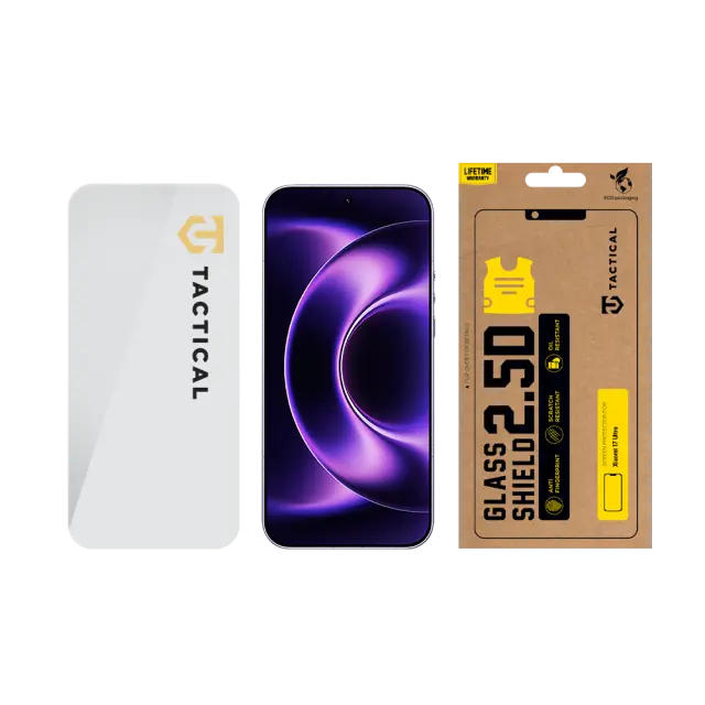 Tactical Glass Shield 2.5D for Xiaomi 17 Ultra Clear 3