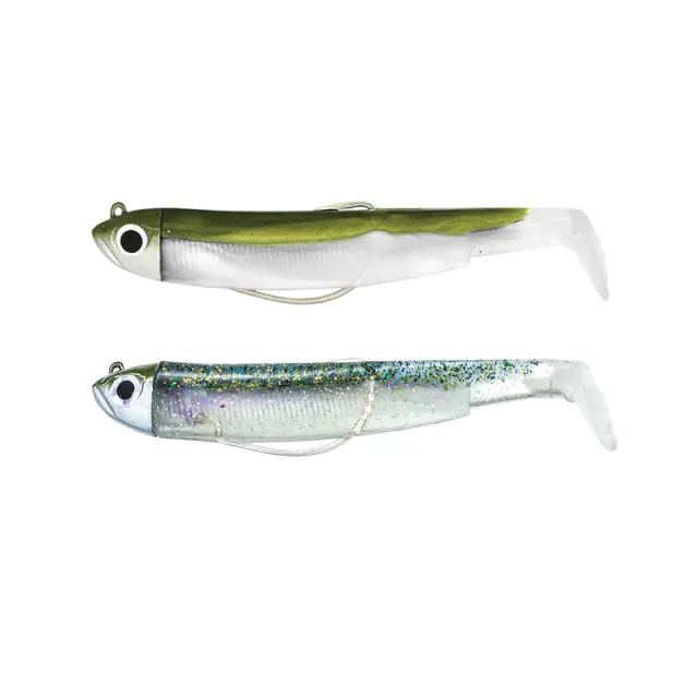 Σιλικονούχο Fiiish Black Minnow No1 Combo BM758 Double Combo Shore - 3gr Khaki + Chost Minnow