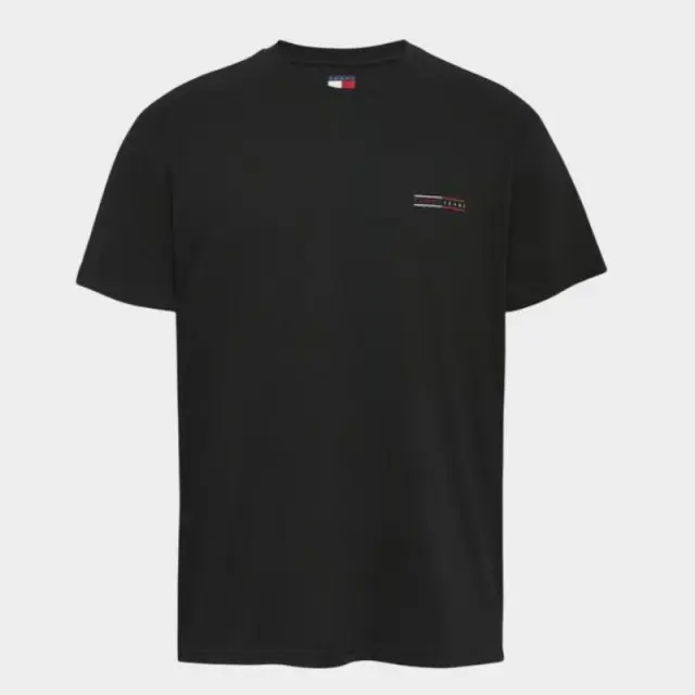 T-Shirt Tommy Hilfiger DM0DM21303_BDS Μαύρο - XL 3