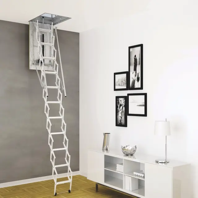 Monotex Scala Motora Σκάλα Ανασυρόμενη Σοφίτας-Ταράτσας 70x130cm με Μέγιστο Ύψος 3m / MOTORA