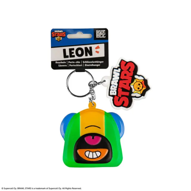 Μπρελόκ Brawl Stars Squishy Keychain Leon 2
