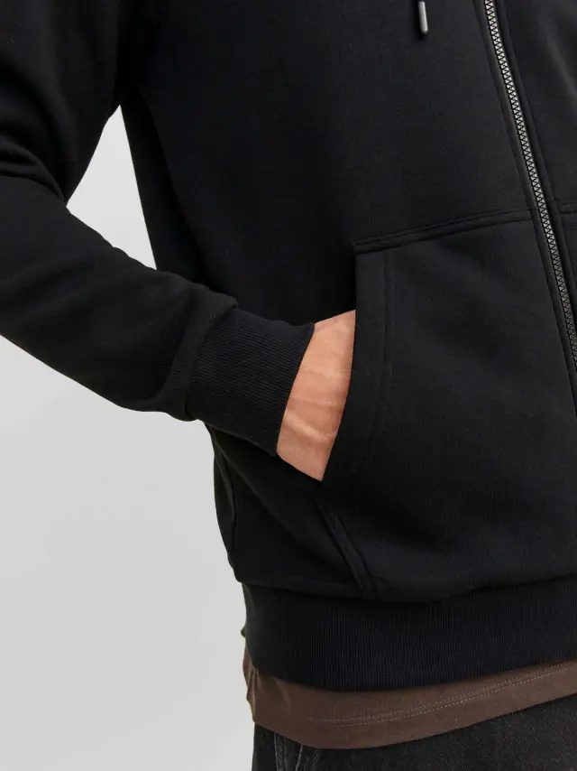 JJEBRADLEY SWEAT ZIP HOOD NOOS Black 2