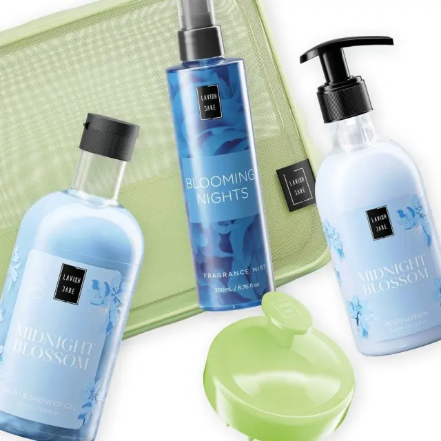 Lavish Care Body Care Set Midnight Blossom Shower Gel 500 ml + Body Lotion 300 ml + Fragrance Mist 200 ml 2