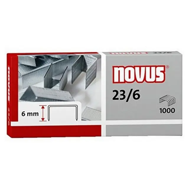 Σύρματα Συρραπτικού Novus 23/6 1000 συρματάκια/τεμάχιο