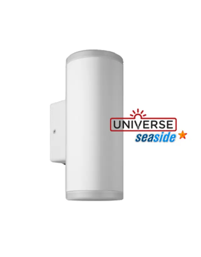ΦΩΤΙΣΤΙΚΟ ΑΠΛΙΚΑ UP/DOWN 132X250mm 2XR63/E27 MAX10W IP54 ΠΛΑΣΤΙΚΟ ΛΕΥΚΟ SEASIDE UNIVERSE
