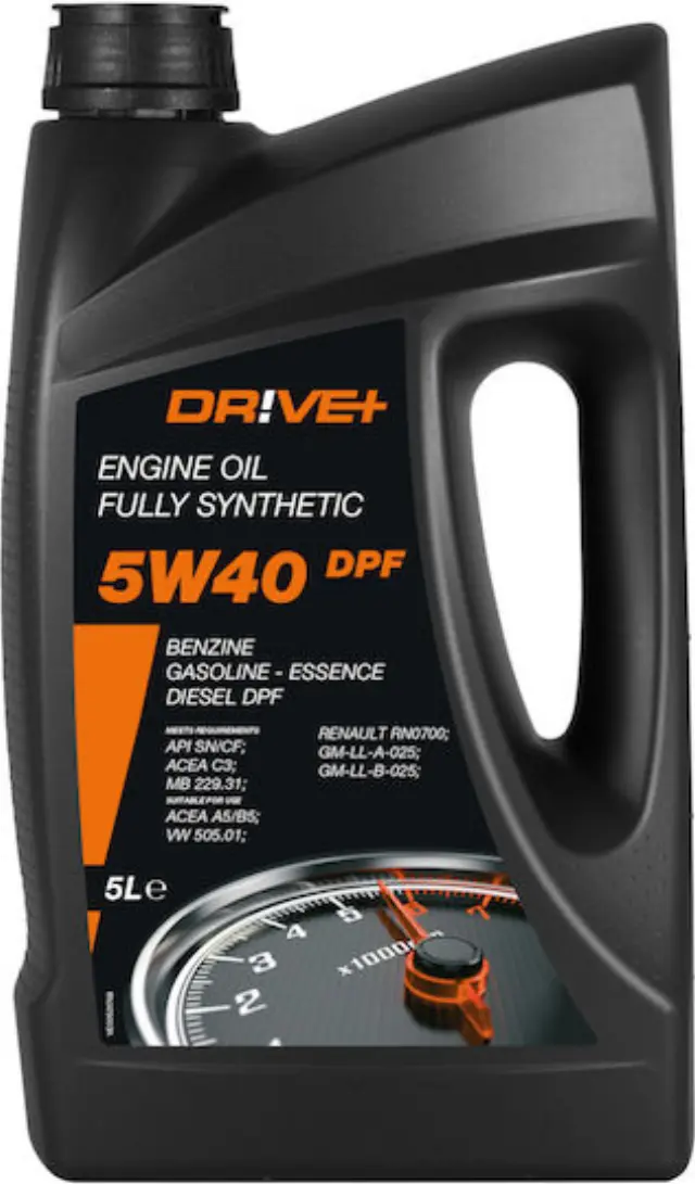 Dr!ve+ DPF Λάδι Αυτοκινήτου 5W-40 5lt