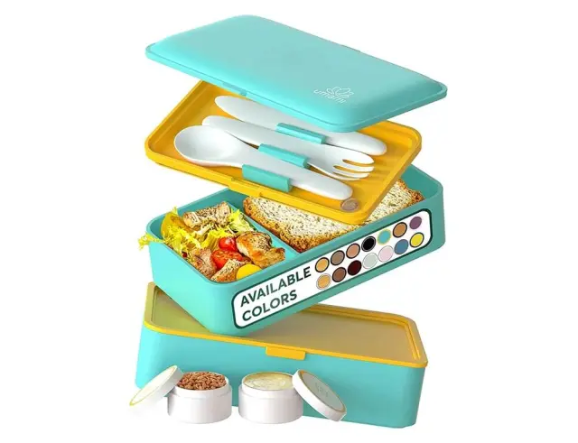 Δοχείο Φαγητού Lunch Box - Original Bento Box Classic Umami - Fresh Tirquoise - Κατάλληλο για Φούρνο Μικροκυμάτων B08JLBLTT1 2
