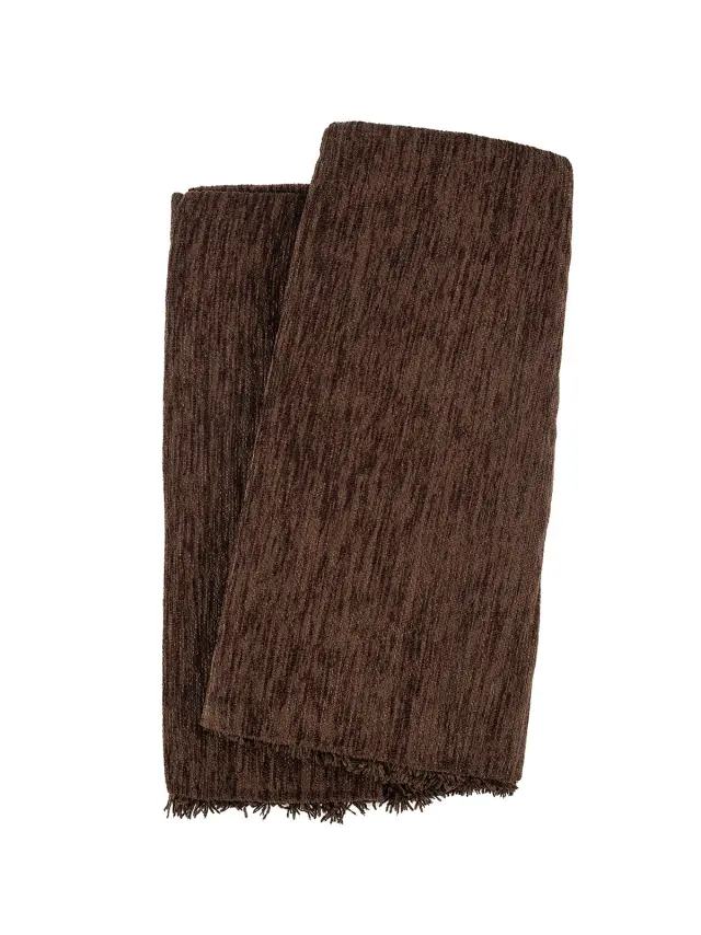 Ριχτάρι Σενίλ Dark Brown Μονοθέσιο Sunshine