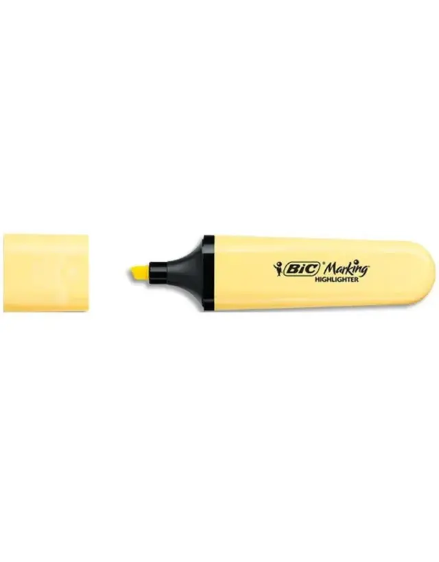 Bic Μαρκαδόρος Υπογράμμισης Pastel Yellow/ 717965 (Bic)