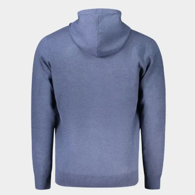 Norway Nautical School - Ανδρικό Πουλόβερ Με Φερμουάρ 843105-DENIM Μπλε - 3XL 2