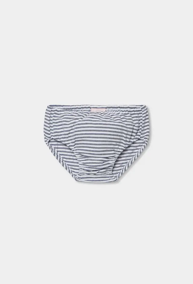 Boboli Poplin φόρεμα ριγέ για μωρό 703011-9872 - 18M 3