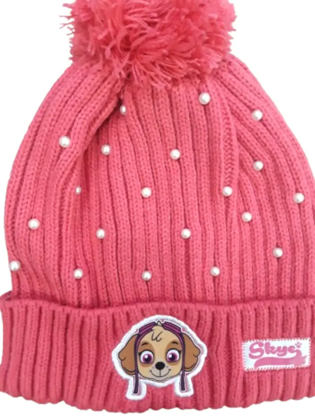 Σκούφος Πλεκτός Paw Patrol Pink 7120721 - 54 cm (6-10Υ) 3
