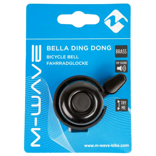 ΚΟΥΔΟΥΝΙ M-WAVE BELLA DING DONG ΜΑΥΡΟ 420098 2