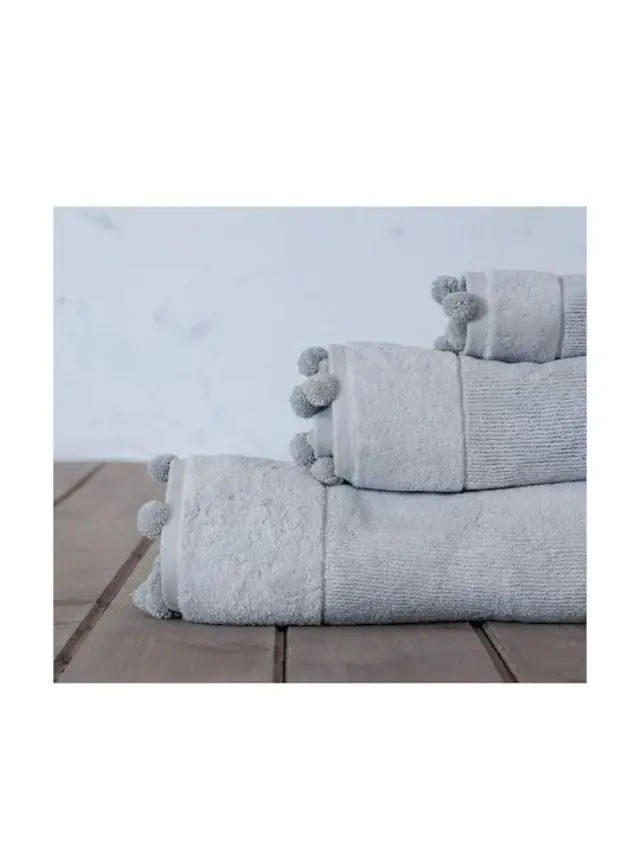 Nima Home Πετσέτα 50x90 - Plush Gray Γκρι
