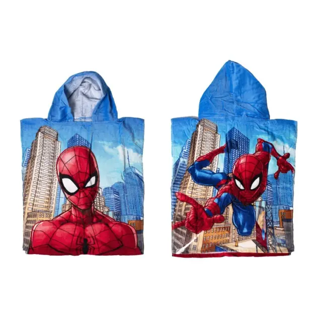 Πόντσο Παραλίας Dimcol Disney Spiderman 10 Digital Print 50x115