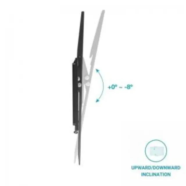 Επιτοίχια Βάση TV Holmios με Κλίση (37" έως 70") Μαύρο N67536 3