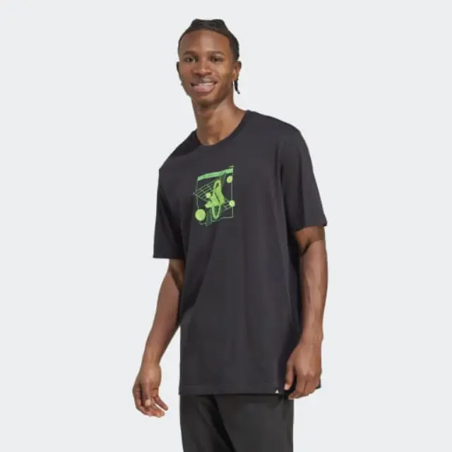 Adidas Black T-shirt JM6394 - S 2
