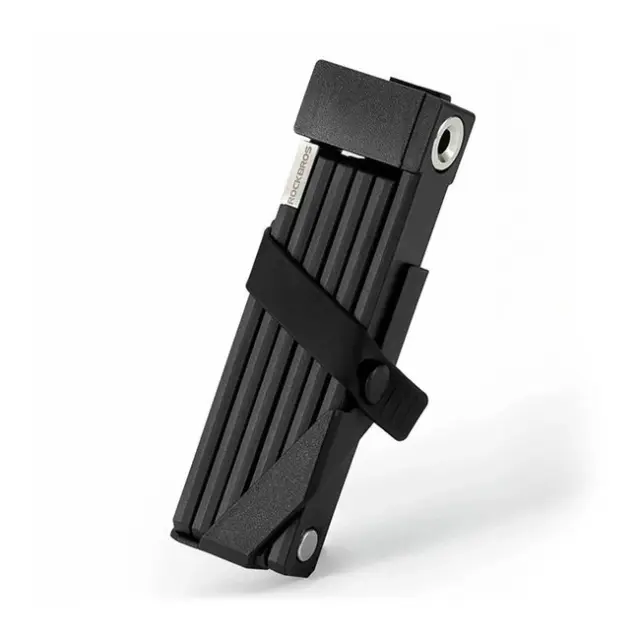 Rockbros Foldable Bicycle Lock with Key & Handle 32140003001 68cm Black