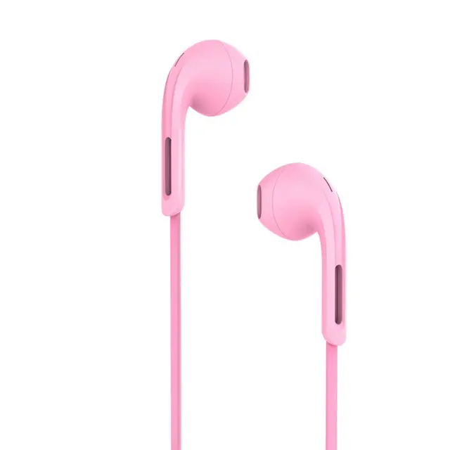 Hands Free Hoco M39 Rhyme Sound Earphones Stereo 3.5mm Ροζ με Μικρόφωνο και Πλήκτρο Λειτουργίας 3