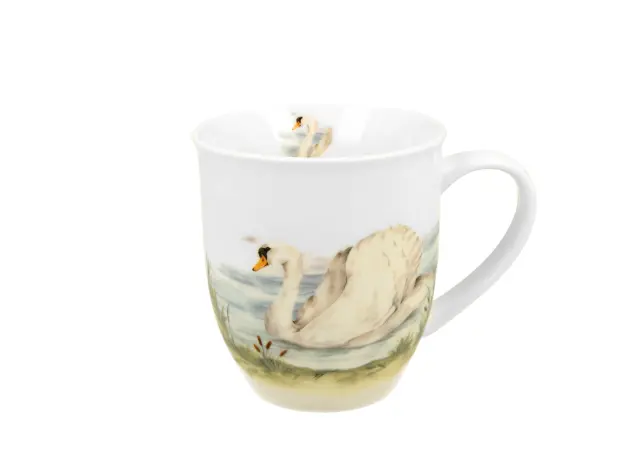Duo gift World of Birds Πορσελάνινη Κούπα 400ml: Swan 2