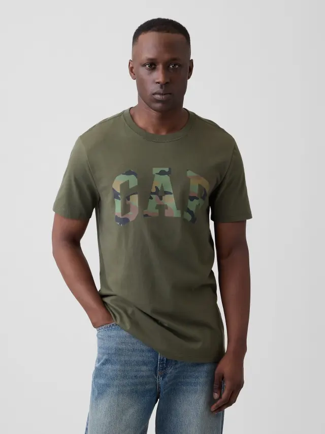 Ανδρική Μπλούζα Κοντομάνικη Everyday Soft green camo