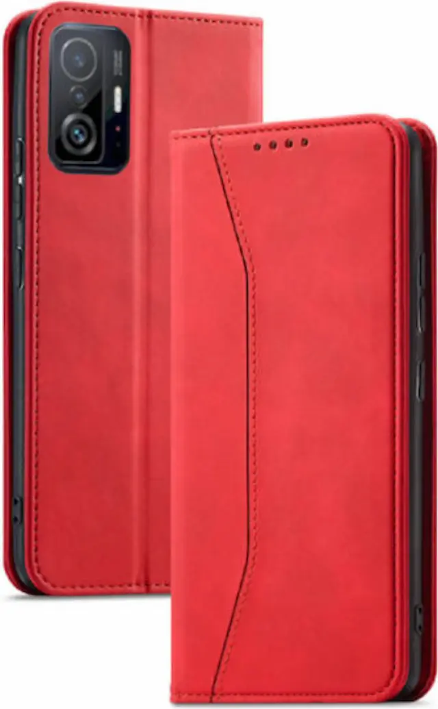 Bodycell Book Case Pu Leather For XIAOMI 11T/11T Pro Red