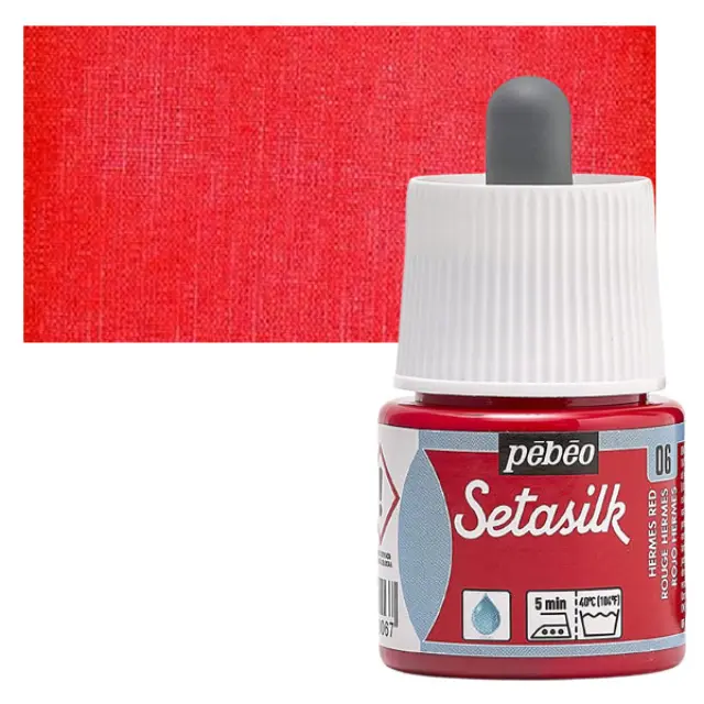 Pebeo Χρώμα Μεταξιού Setasilk - 06 Hermes Red - 45ml