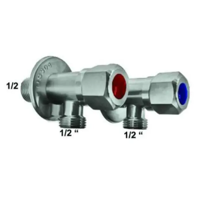 10-8815 ATLAS - ΔΙΑΚΟΠΤΗΣ ST/ST 304 ΣΦΑΙΡΙΚΟΣ ΓΩΝΙΑΚΟΣ 1/2"x1/2" GLORIA
