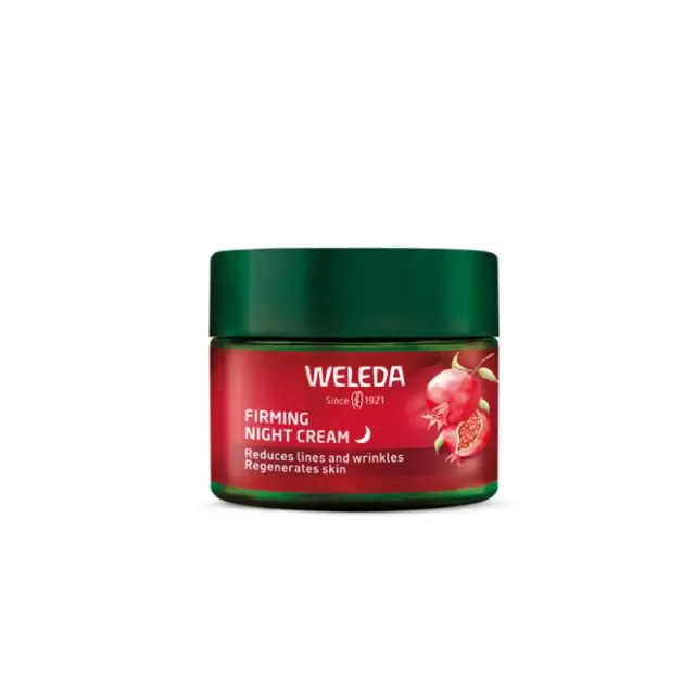 WELEDA Κρέμα Νυκτός Ρόδι με Συσφιγκτική Δράση - Ρόδι & Πεπτίδια Μάκα 40ml
