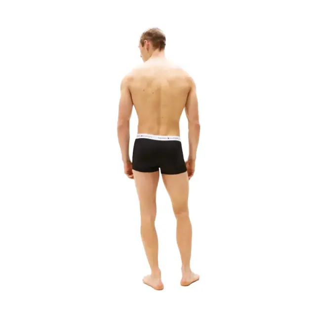 Tommy Hilfiger Ανδρικό Boxer Essential Repeat Logo Trunks - Τριπλό Πακέτο, Χρώμα Th White-Th White-Th White - S 3