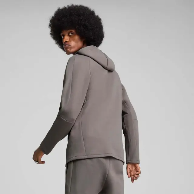 Puma Men's Evostripe Full-Zip Hoodie Γκρι Σκούρο 684613-79 (Puma) - Small 2