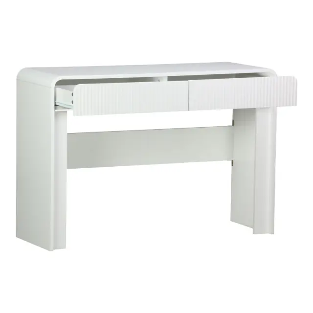Κονσόλα Zeplen pakoworld λευκό mdf 110x38x75εκ 2