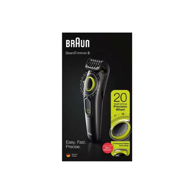 BRAUN Επαναφορτιζόμενη Κουρευτική Μηχανή BT3221/EU 31.001.0045 2