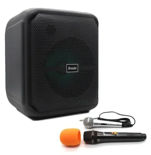 Φορητό ηχείο subwoofer με 2 μικρόφωνα Karaoke - BTS-1740 - 717400 2