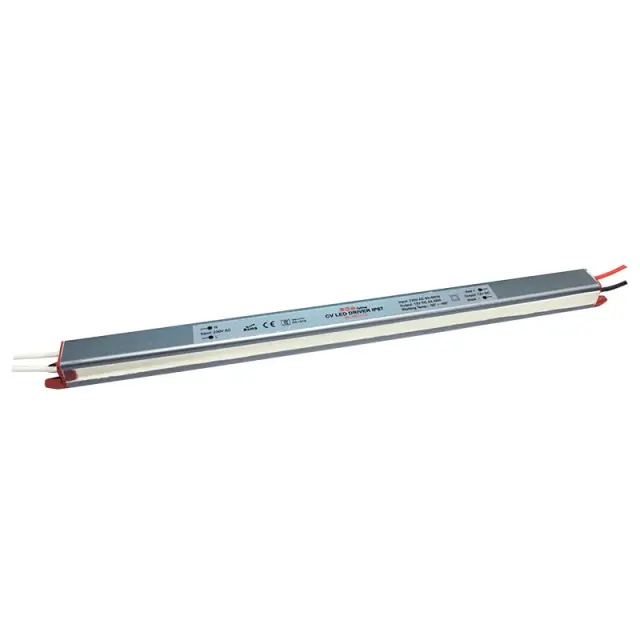 ΓΡΑΜΜΙΚΟ ΜΕΤΑΛΛΙΚΟ CV LED DRIVER 48W 230V AC12V DC 4A IP67 ΜΕ ΚΑΛΩΔΙΑ / WL48CV12