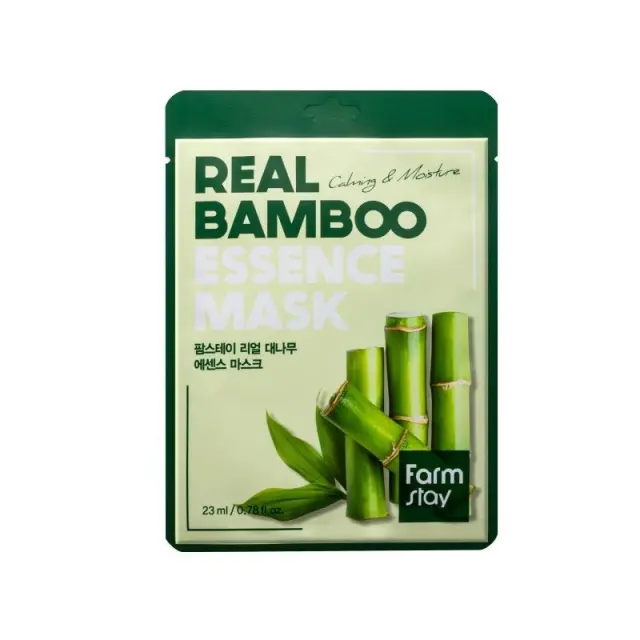 Farmstay Μάσκα Ενυδάτωσης με Εκχύλισμα Μπαμπού Real Bamboo Essence Mask 23ml